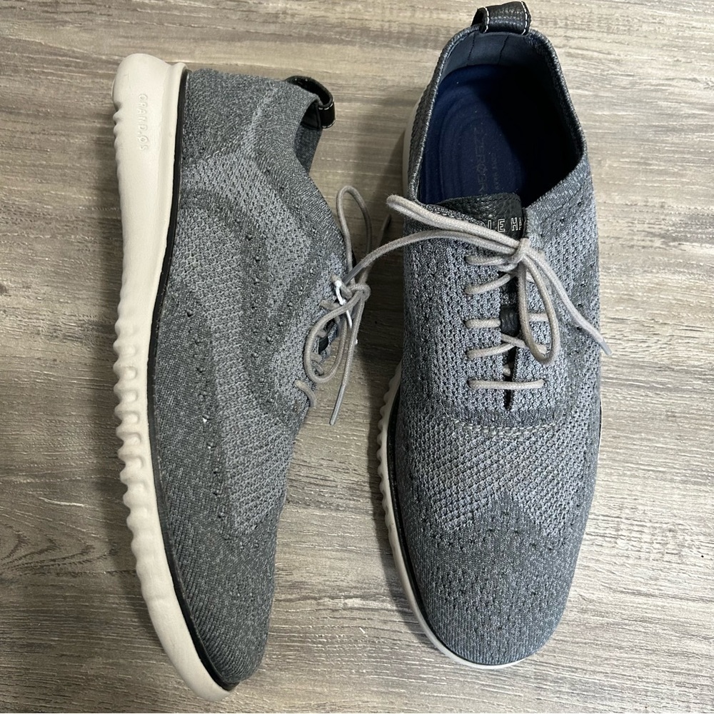 Cole Haan 2. Zerogrand Wingtip Oxford Sneaker Gray​​​​